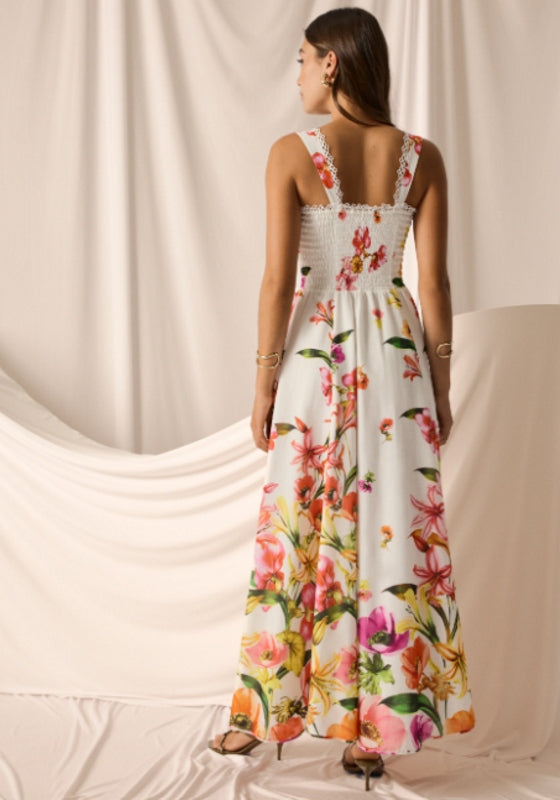 Maui Long Dress White Bliss