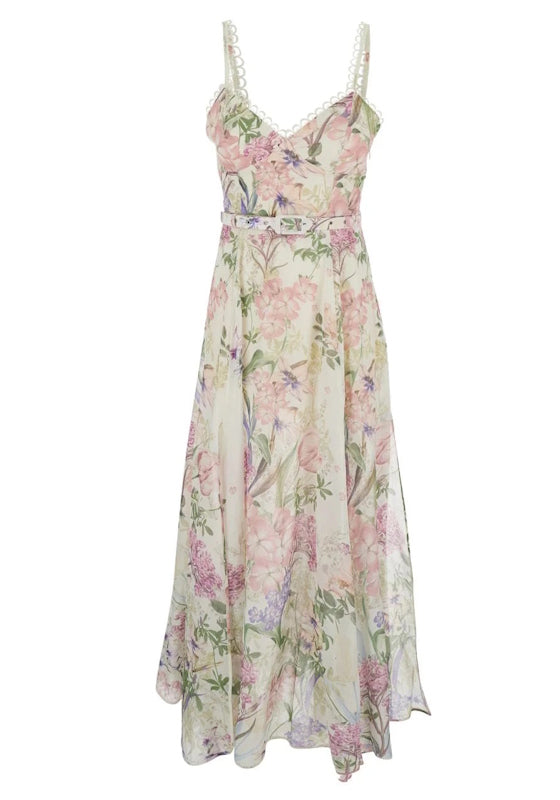 Iraso Long Dress Cream Botanic