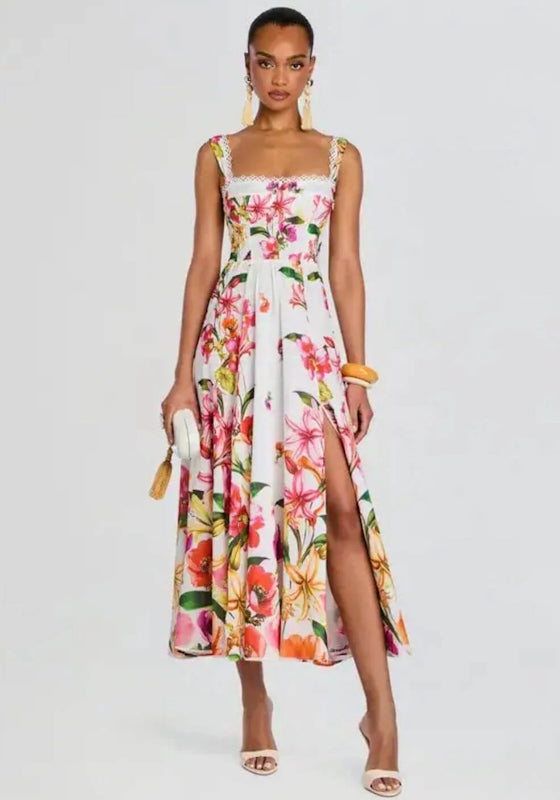 Maui Long Dress White Bliss