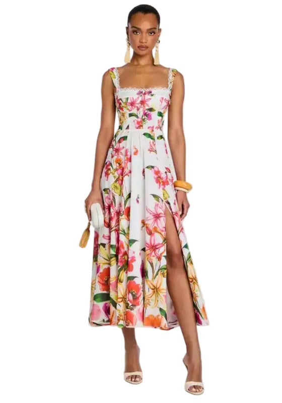 Maui Long Dress White Bliss