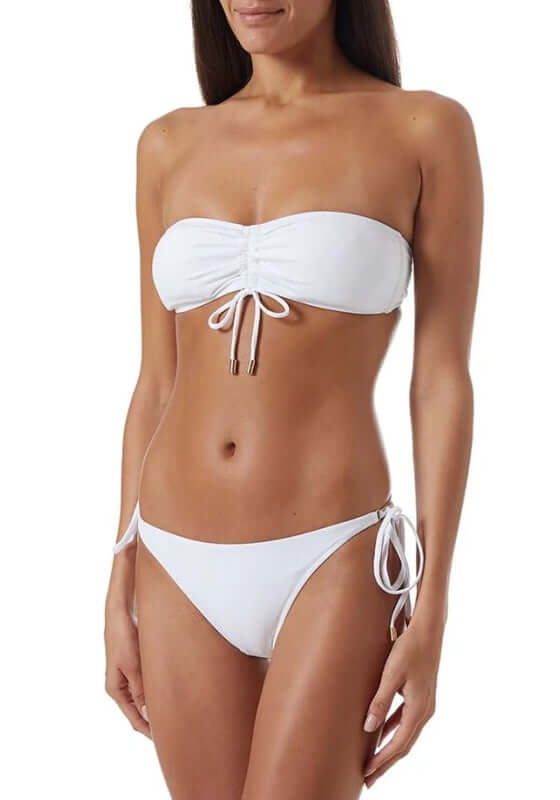 Florence White Bikini Top