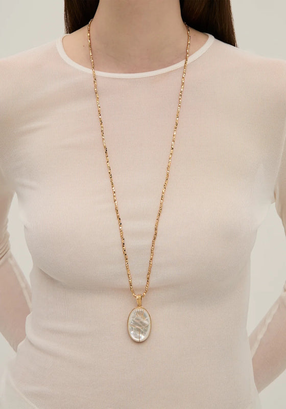 Lucky Scarab Long Necklace