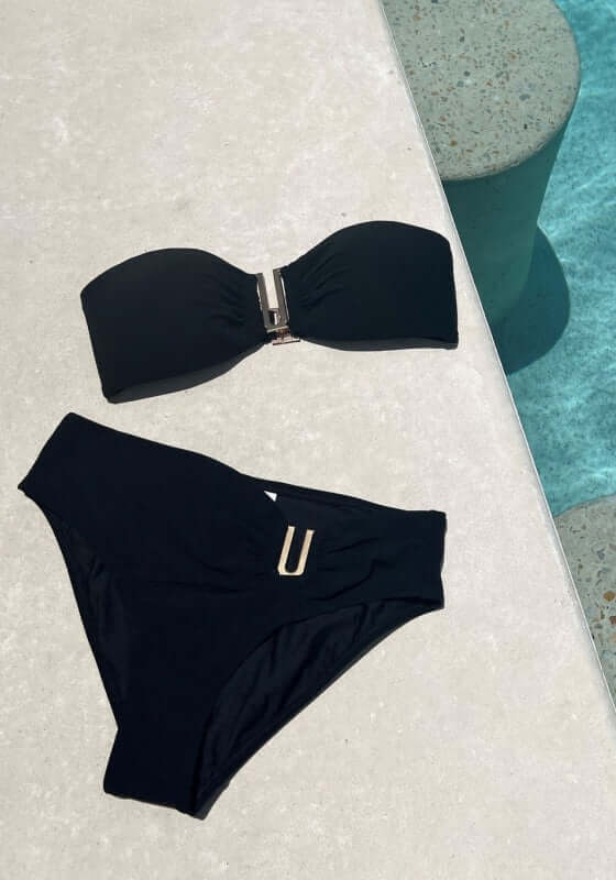 Jetset Bandeau Bikini Black
