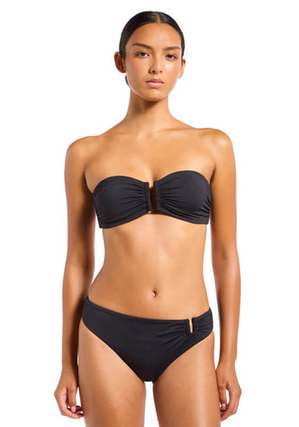 Jets jetset bandeau bikini black