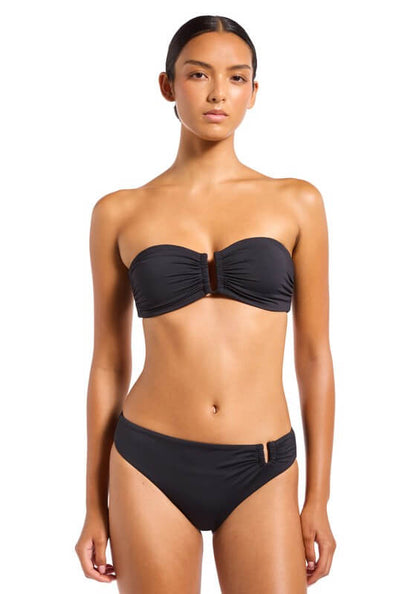 Jets jetset bandeau bikini black