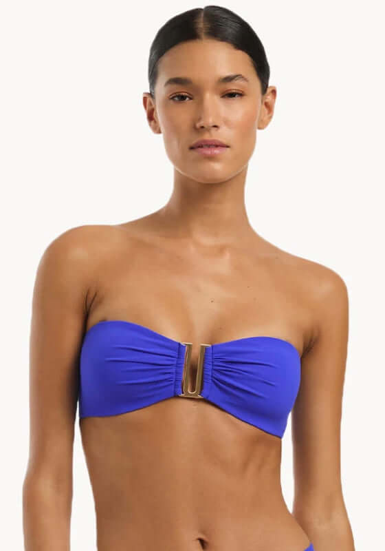 Jetset Bandeau Bikini Sapphire