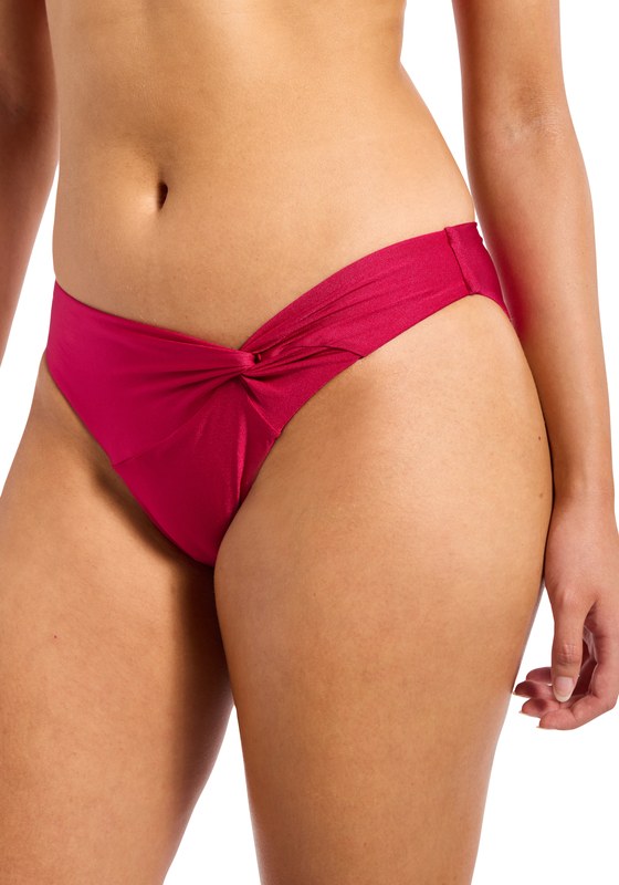 Jetset Shine Twist Halter Bikini Berry
