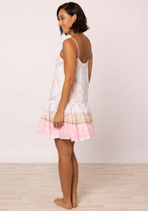 Cage Block Mini Dress Grapefruit
