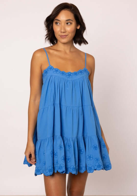 juliet dunn marine short beach dress