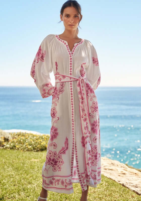 Miss June Dana Pink Beach Dress