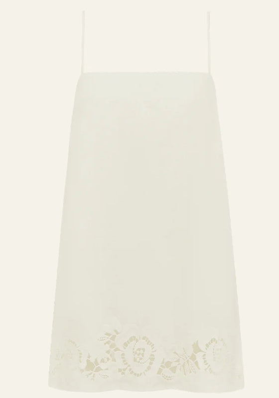 Holiday Mini Dress Gardenia