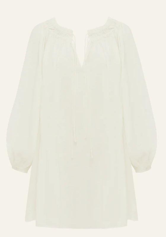 Audrey Mini Dress Gardenia