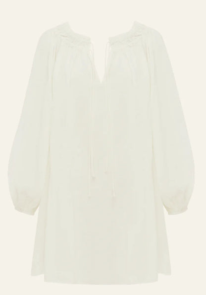 Audrey Mini Dress Gardenia
