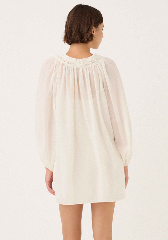 Audrey Mini Dress Gardenia