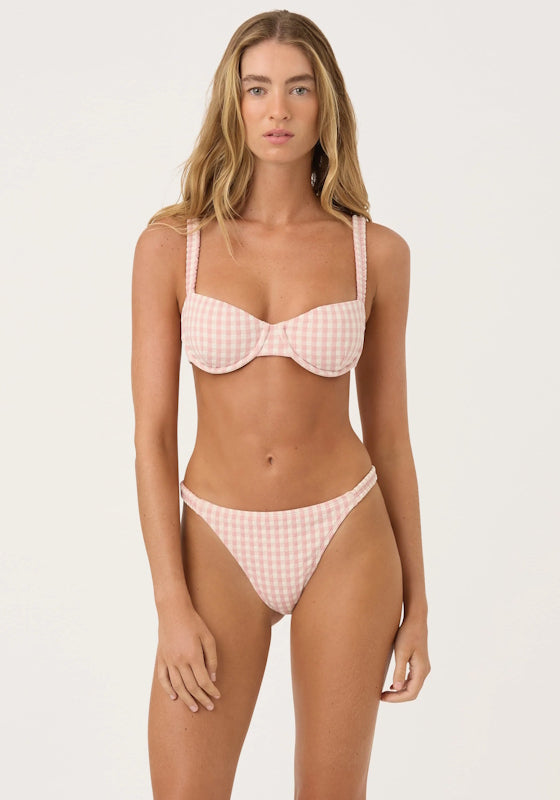 Holiday Balconette Bikini Blush Gingham