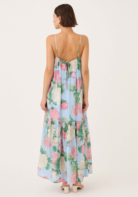Enamour Gathered Midi Dress