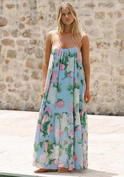 Enamour Gathered Midi Dress