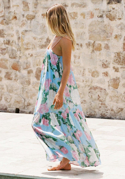 Enamour Gathered Midi Dress