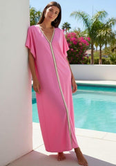 Pima Abaya Kaftan Bubblegum