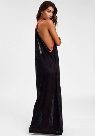 Inca Maxi Sun Dress Black