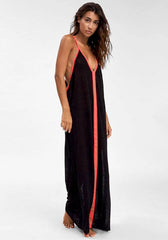 Inca Maxi Sun Dress Black