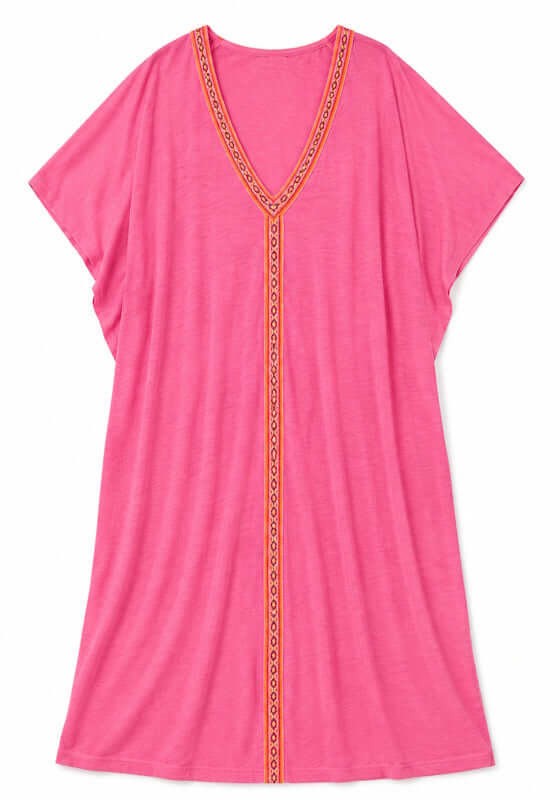 Pima Mini Abaya Kaftan Pink