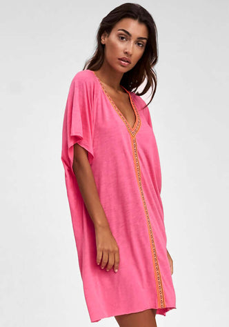 Pima Mini Abaya Hot Pink
