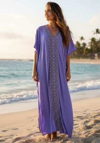 Monochromatic Thobe Periwinkle