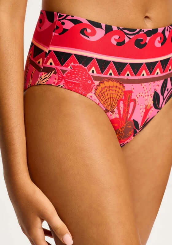 Atlantis High Waisted Bottom Paradise Pink