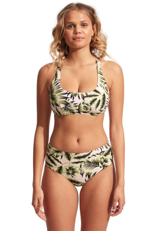 Island In The Sun Halter Bikini Top