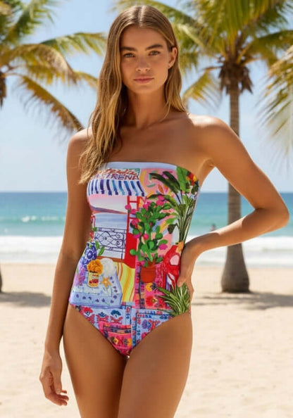 La Boca Bandeau Swimsuit