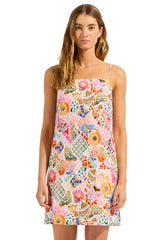 Boheme Bandeau Mini Dress Parfait Pink