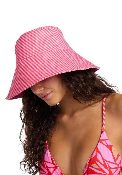 Retro Reef Bucket Hat Red