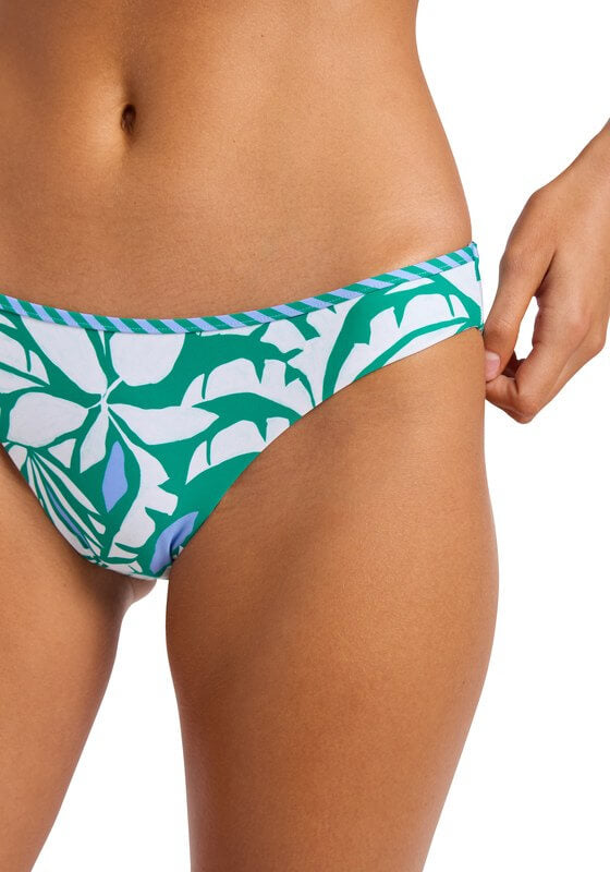 Retro Reef Ring Front Tank Bikini Green