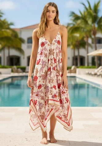 Summer Chintz Scarf Dress