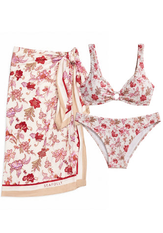 Summer Chintz Ring Front Bikini