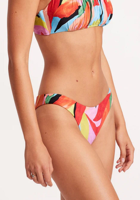seafolly reversible patterned bikini bottoms