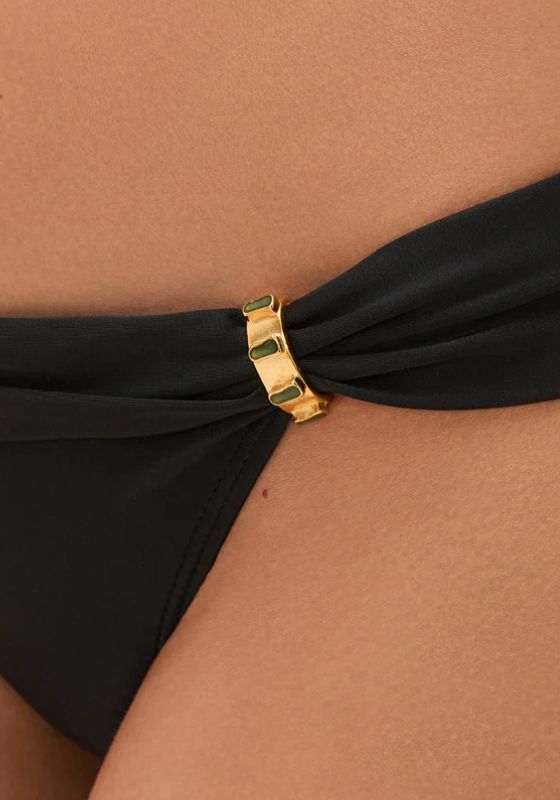 Black Bia Bikini Gold Detail