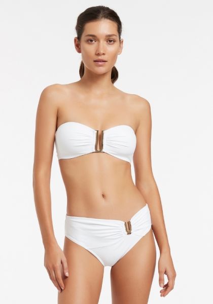 Jetset bandeau bikini white 
