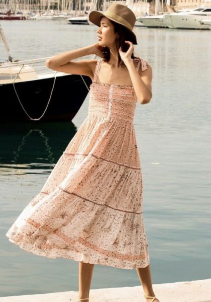 Trinny Dress St Tropez Pink 