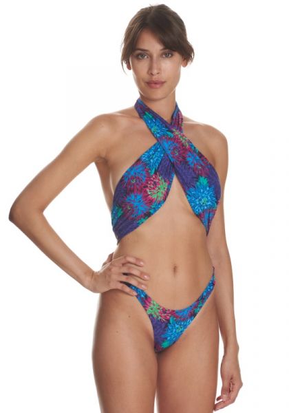Reina Olga Synthetik Bikini-Höschen Maia in Blau Damen Bekleidung Bademode und Strandmode Bikinis und Badeanzüge 