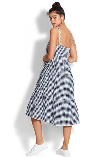 Tiered Gingham Dress Online Hotsell, UP ...