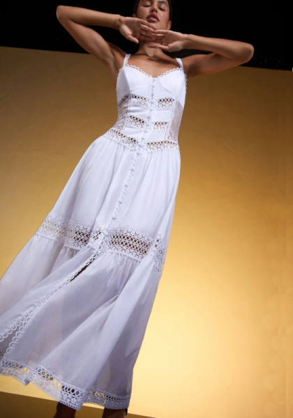 Tiana Dress White
