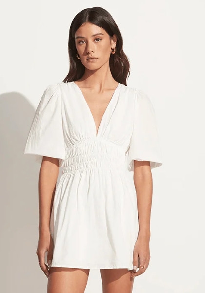 Valledoria Mini Dress White , Faithfull the brand 