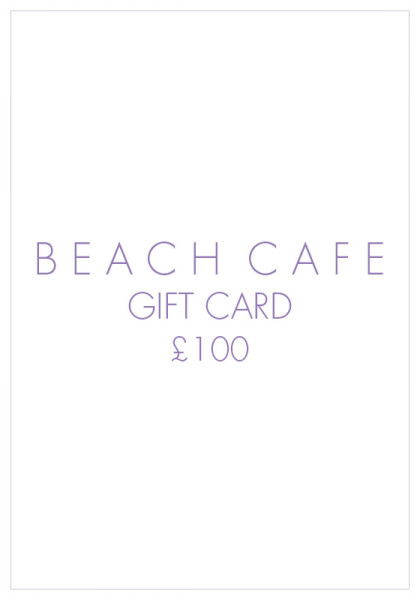 Beach Cafe Gift Card £100