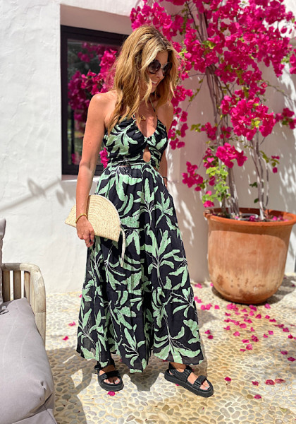 Palm Paradise Keyhole Dress, Seafolly