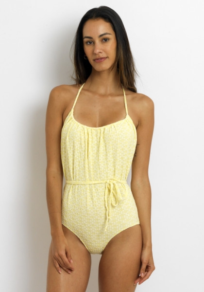 Lisa Marie Fernandez Charlotte Swimsuit yellow