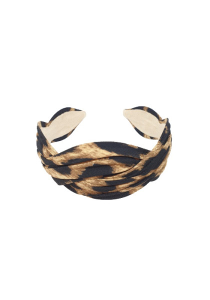 parkside leopard wave headband 