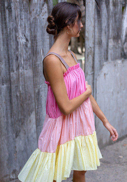 Pitusa Lea Tea Dress Pastel