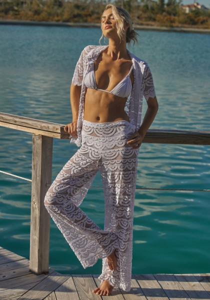 PQ Swim Waterlily Lace trousers